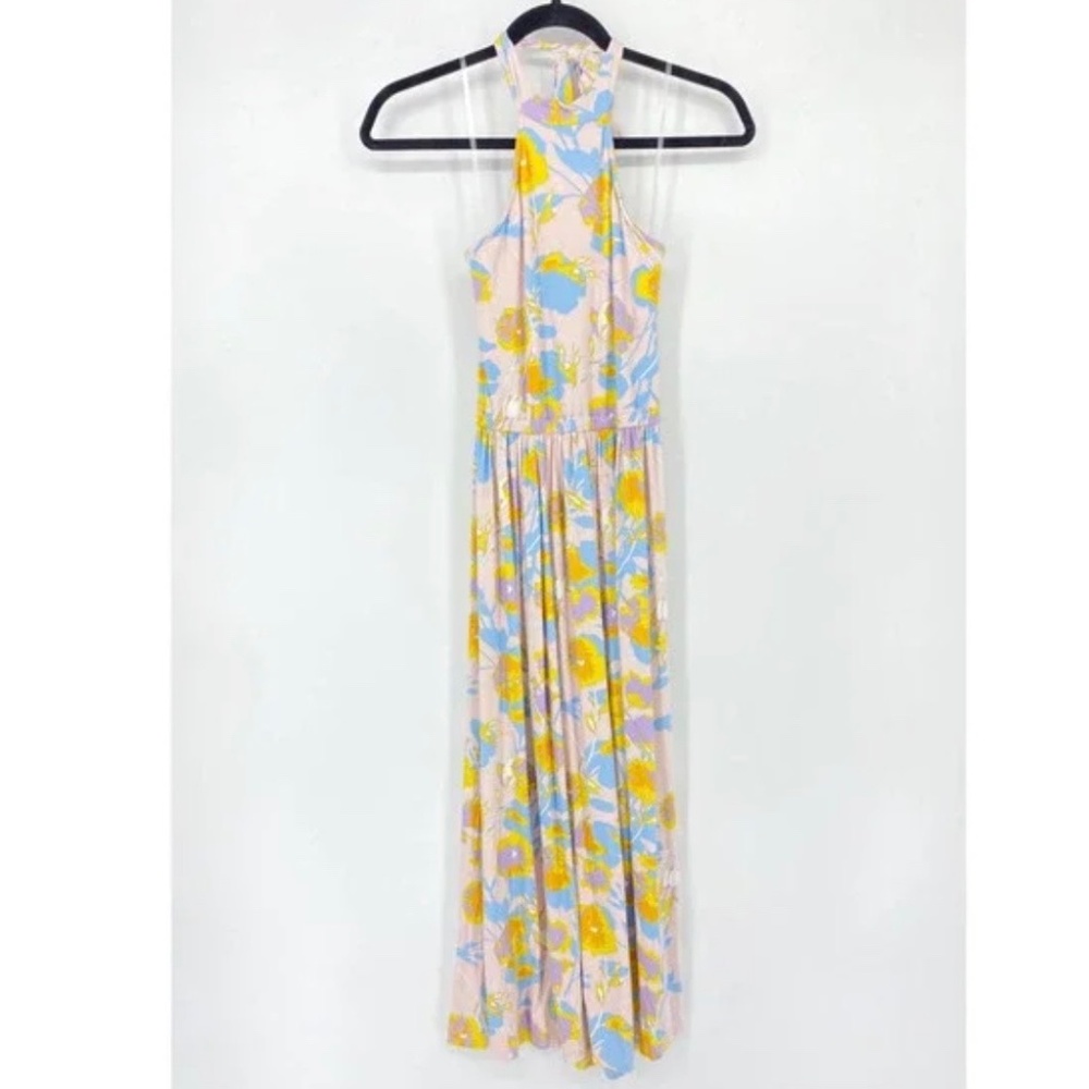 Rachel Pally Beth Garden Halter Midi Dress